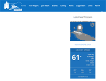 Tablet Screenshot of missoulasnowgoers.org